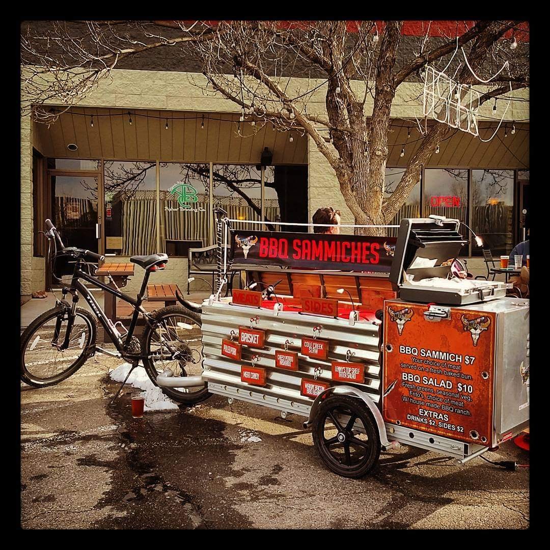 The Smoke Wagon's customized 64A bicycle trailer