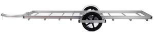 96B bicycle cargo trailer with wheels in near middle of trailer